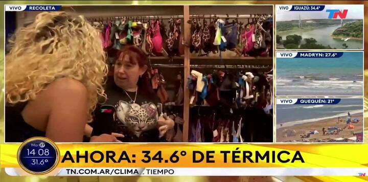 Giuliana Salgueiro, periodista de TN, quiso llevarse una prenda sin pagar y quedó expuesta