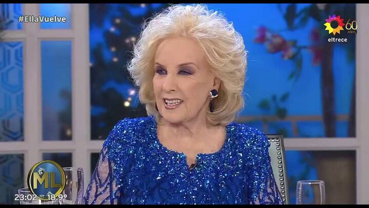 Los saludos a Mirtha en su regreso a la tele - Fuente: eltrece