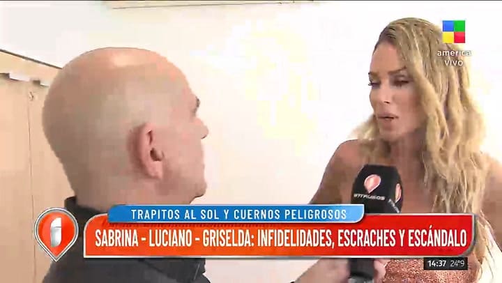 Sabrina Rojas definio a Luciano Castro como un "infiel serial"