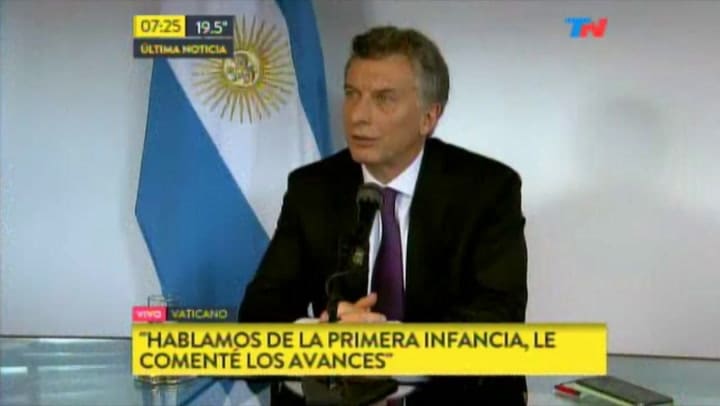 Las preguntas de Antonia al Papa Francisco - Fuente TN