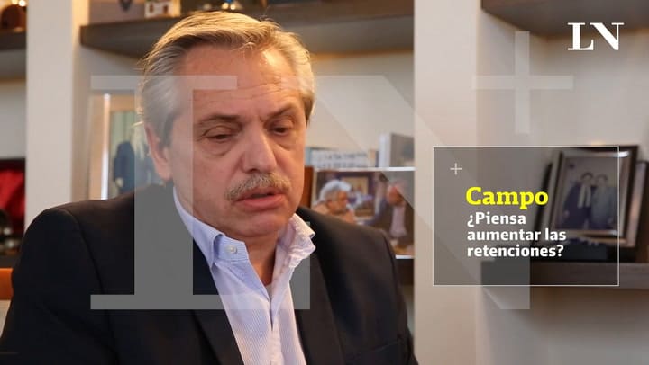 Alberto Fernández: 'Quiero terminar con la discusión con el sector agropecuario'
