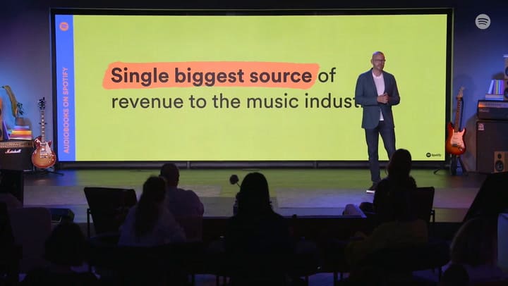 Spotify anuncia su servicio de audiolibros