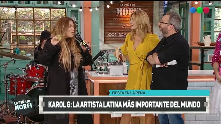 Karol G cuenta de donde saca la inspiración para sus canciones - Fuente: Telefe