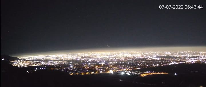 Una bola de fuego atraviesa el cielo de Mendoza y de Chile