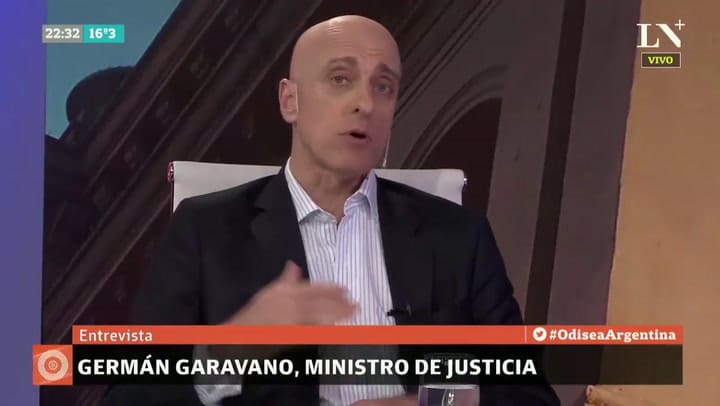 Entrevista a Germán Garavano, ministro de Justicia