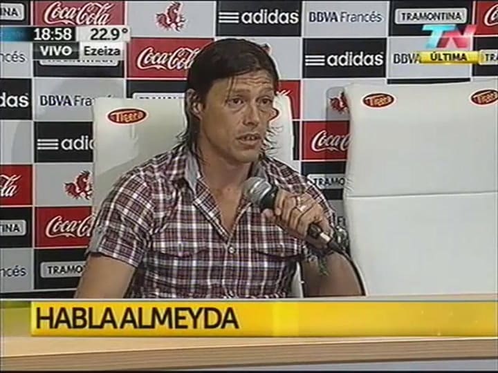 La conferencia de prensa de Almeyda (TN)