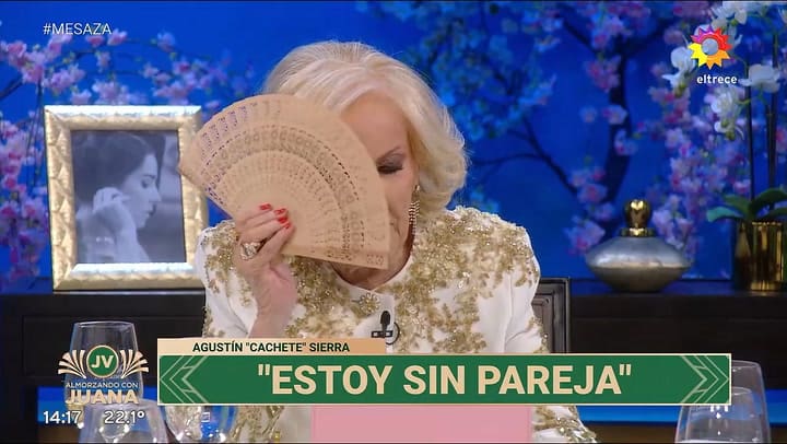 El comentario de Cachete Sierra que sonrojo a Mirtha Legrand