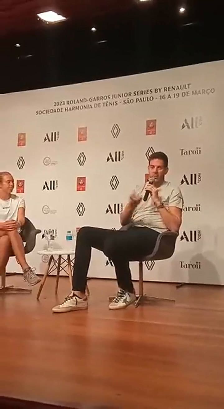Del Potro: 'Algún día el Big 3 se va a terminar'. Crédito: Tenis News Brasil
