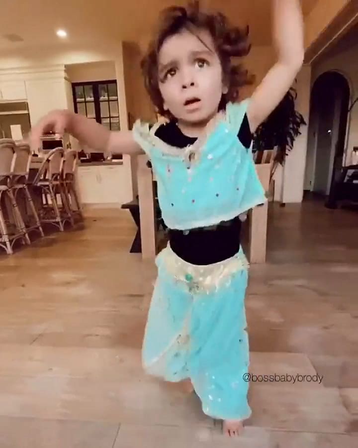 El pequeño bailarín que hace furor con sus gestos a los cuatro años - Fuente: Instagram