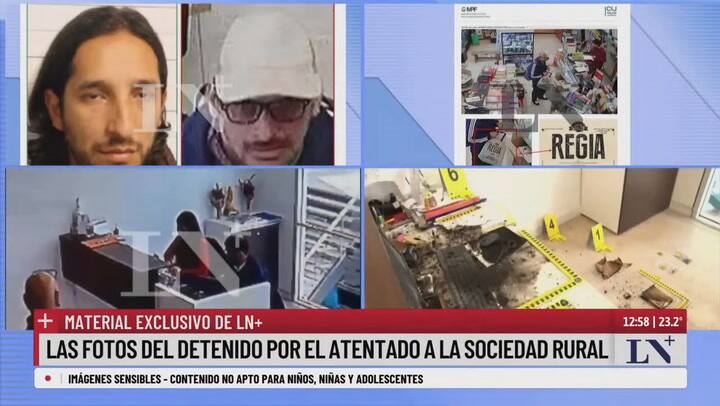 Material Exclusivo Las Fotos Del Detenido Por El Atentado A La Sociedad Rural