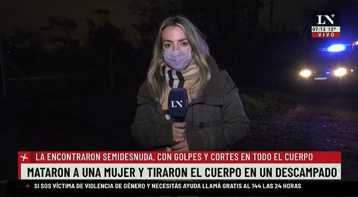 Hallan el cadáver de una mujer con lesiones en un descampado de Merlo