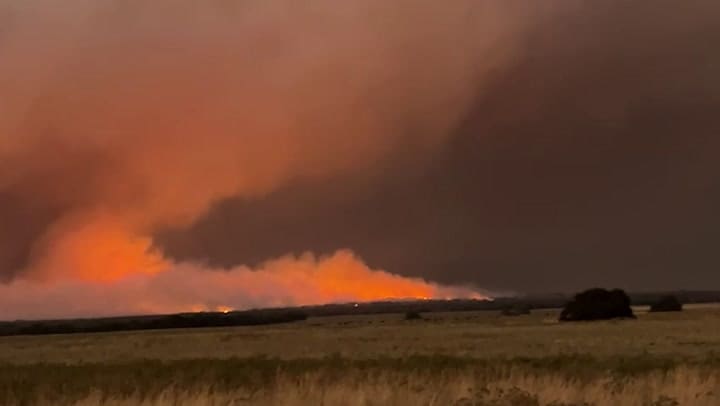 Incendios desvastadores en La Pampa