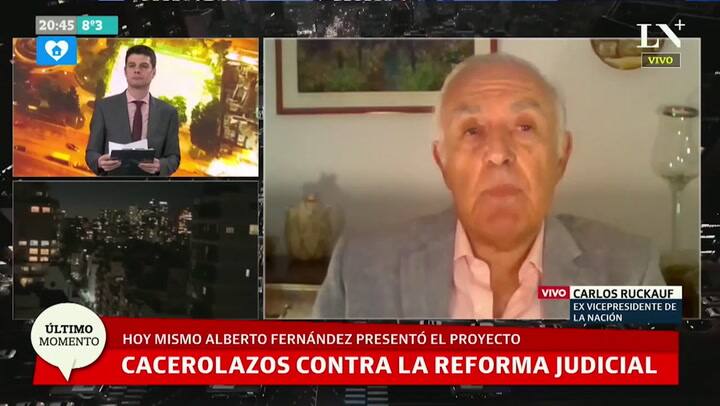 Carlos Ruckauf: 'Esta crisis es peor que la del 2001'