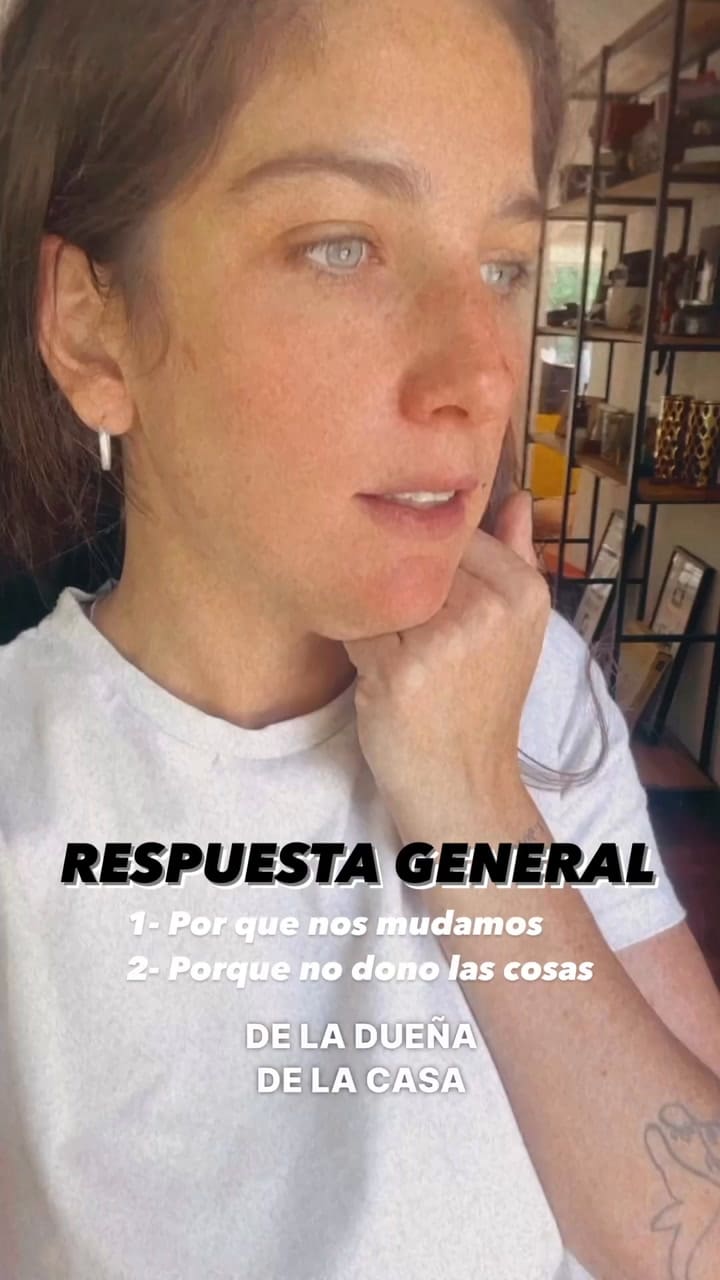 La actriz contó los motivos de su mudanza