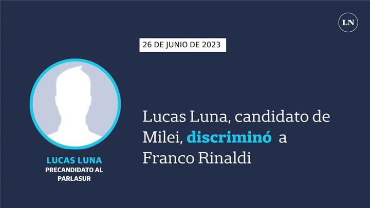 El audio de Lucas Luna