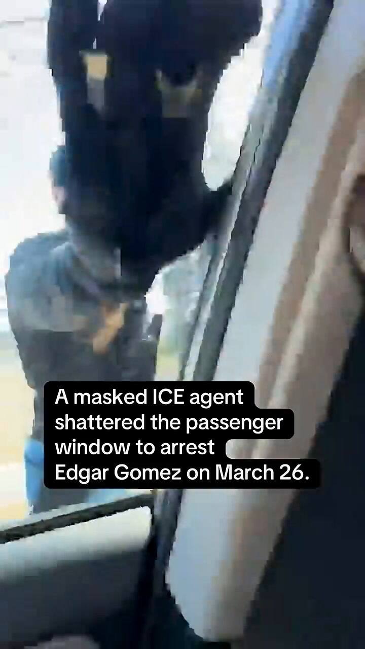 El video sobre el mexicano que salía de una audiencia migratoria cuando agentes del ICE rompieron su auto