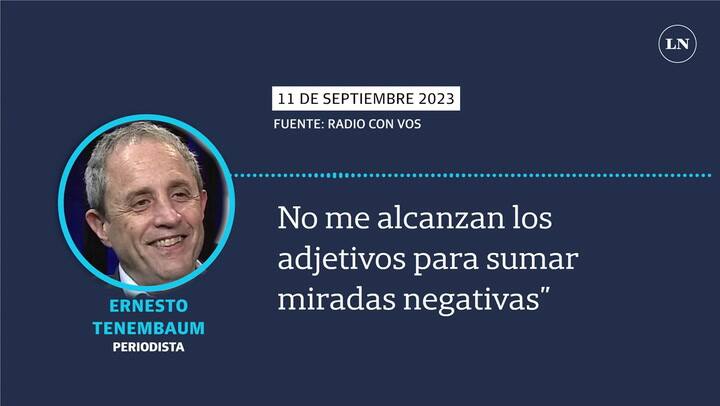 Tenembaum - conductor en Radio con Vos (89.9)