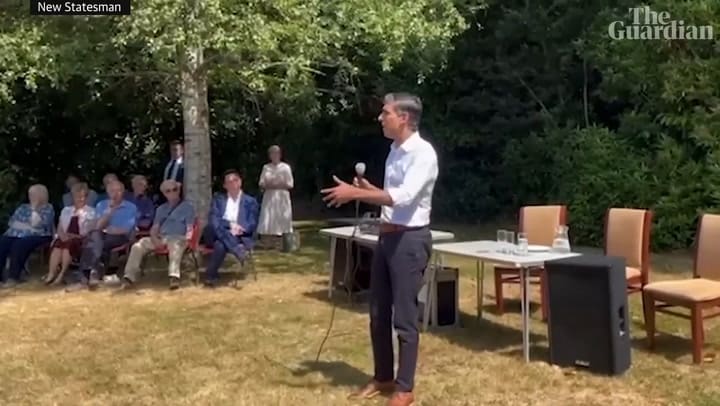 Rishi Sunak admite haber tomado dinero de áreas desfavorecidas (Gentileza: The Guardian)