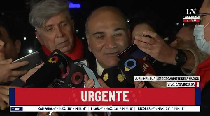 Manzur: 'Massa pasa a tener un lugar destacado en el Gobierno'