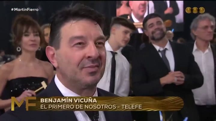 Parte del discurso de Benjamín Vicuña en los Premios Martín Fierro