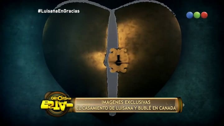 La intimidad del casamiento de Lopilato y Bublé - Fuente: Telefé