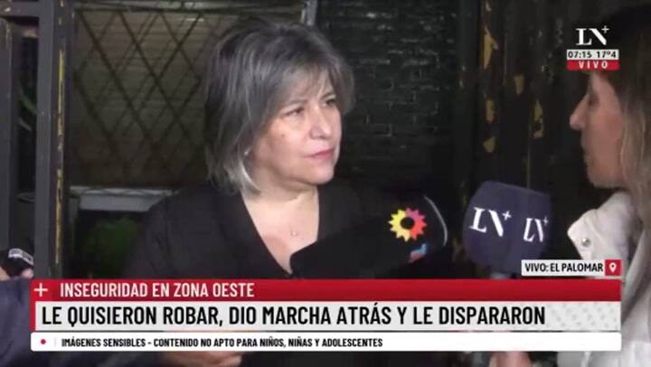 La bala le rozó la cabeza: se salvó de milagro