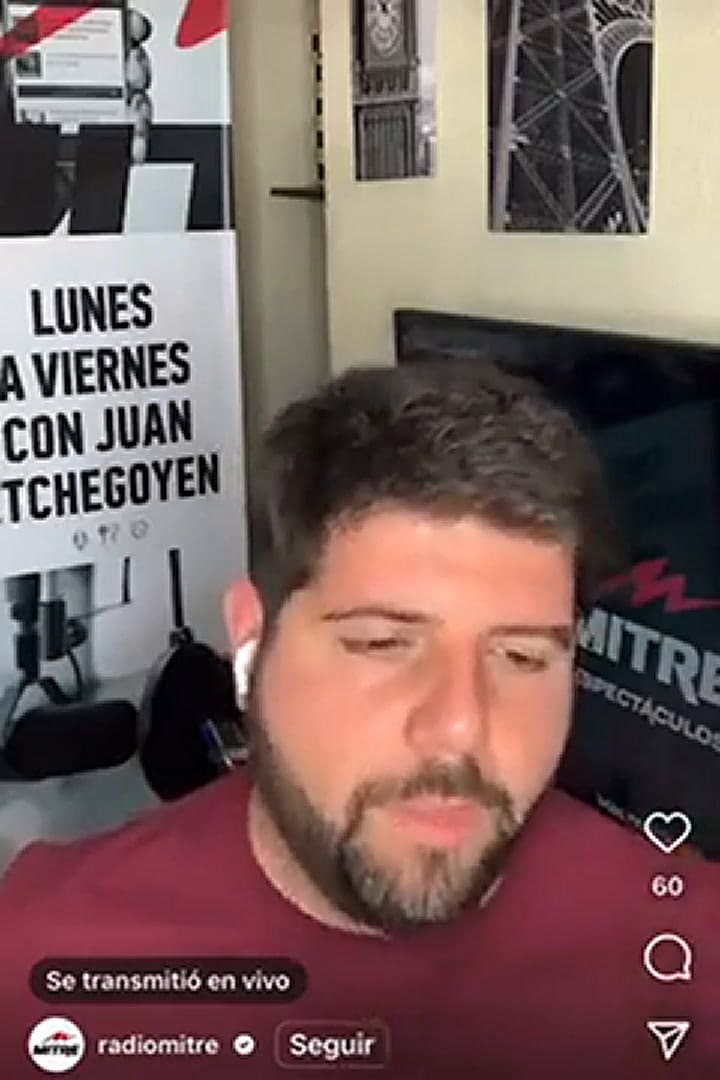 Se reveló una foto de Felipe Pettinato anterior al incendio de su departamento