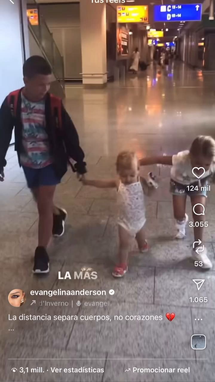 El video con el Evangelina Anderson confirmó que está instalada en la Argentina