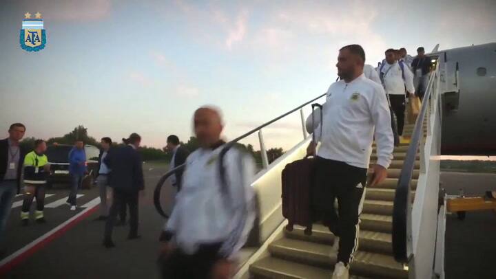 Tras la clasificación, la selección ya está de vuelta en Bronnitsy - Fuente: AFA Selección