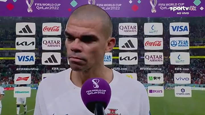 Las declaraciones de Pepe tras la eliminación de Portugal del Mundial de Qatar