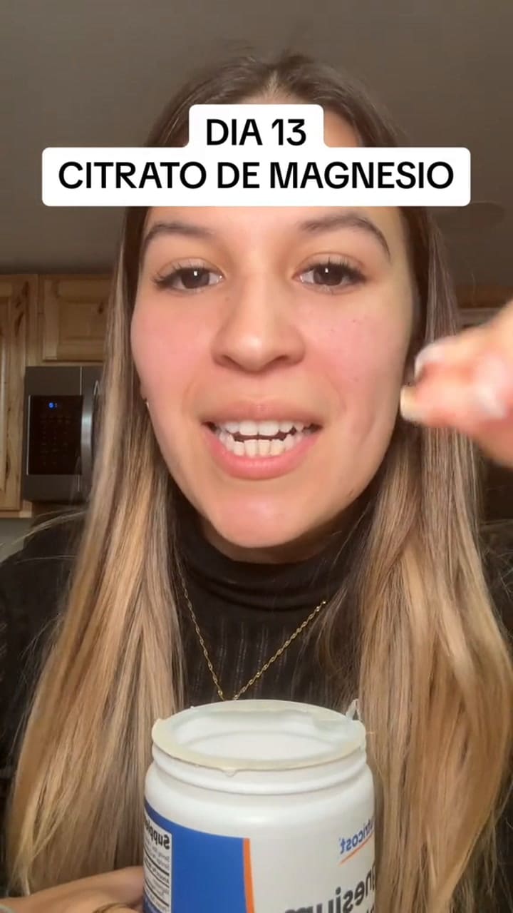 Una tiktoker contó cómo le afectó al cuerpo tomar citrato magnesio durante 13 y sorprendió a todos