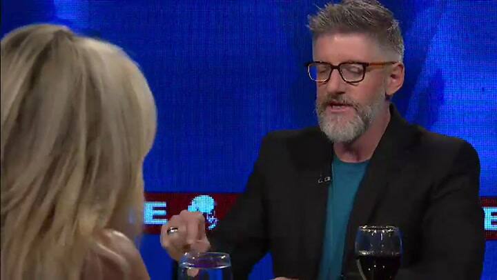 Luciana Salazar con Luis Novaresio