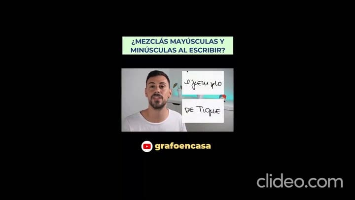 Qué significa escribir mezclando letras minúsculas y mayúsculas, según la grafología