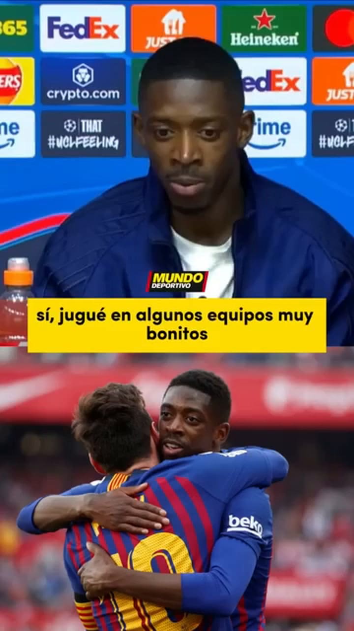 El elogio de Dembélé a Messi