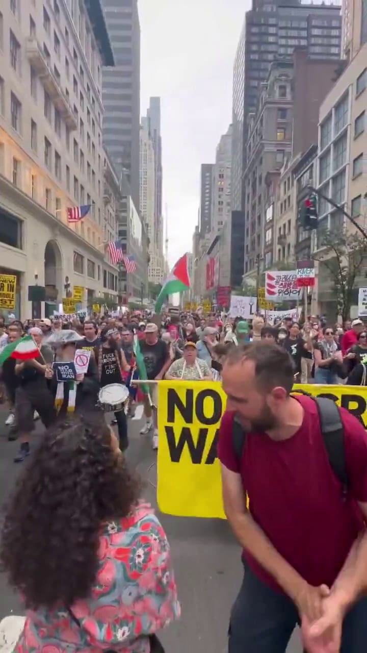 Manifestaciones en Estados Unidos contra el conflicto entre Irá e Israel
