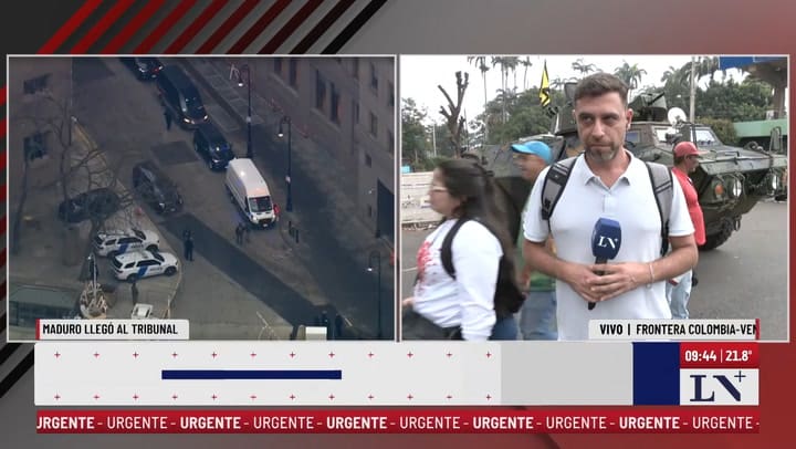 Movil de LN+ desde la frontera Colombia-Venezuela