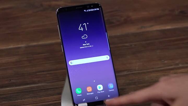 La nueva interfaz que ofrece el Galaxy S8