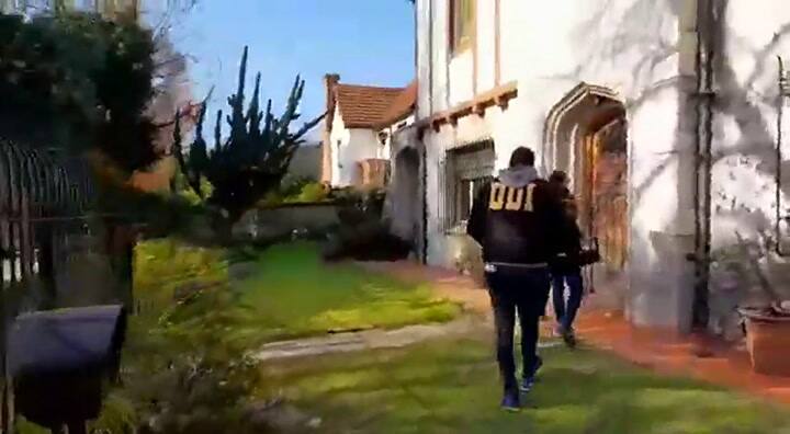 El allanamiento en Martínez