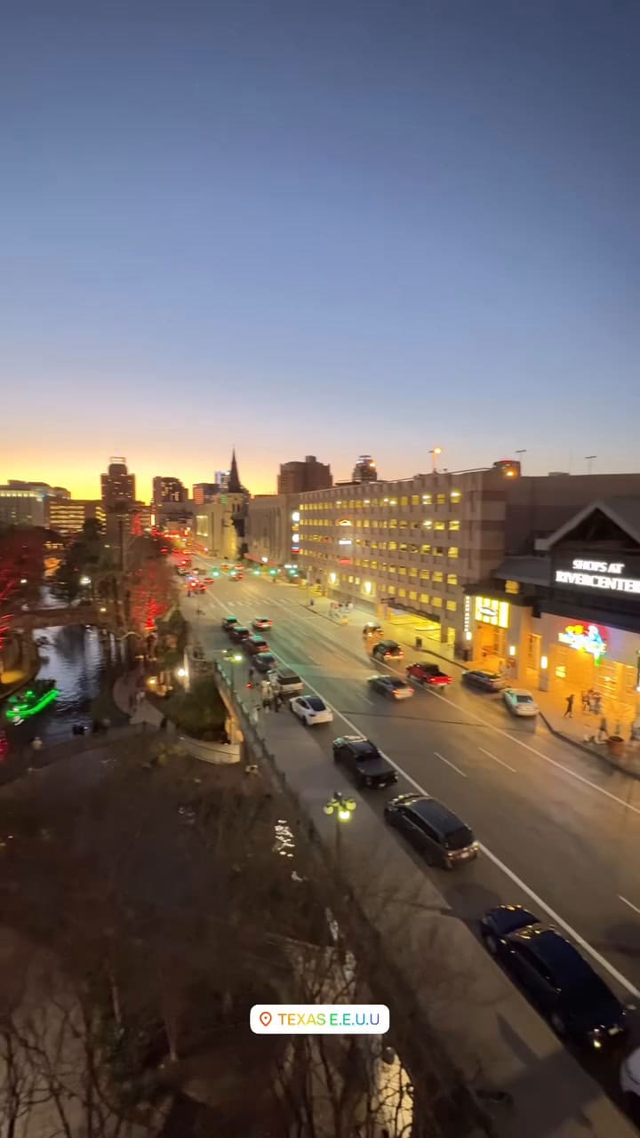 Evangelina Anderson mostró un video de cómo es la ciudad de Texas