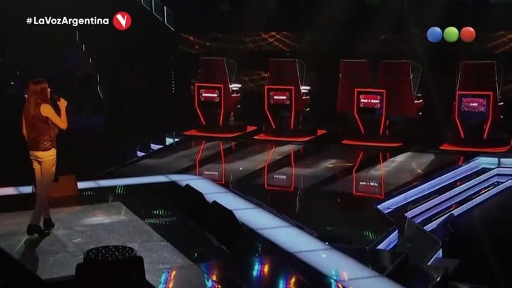 La Voz Argentina 2021: audiencia a ciegas de Luciana Irigoyen - Fuente: Telefe