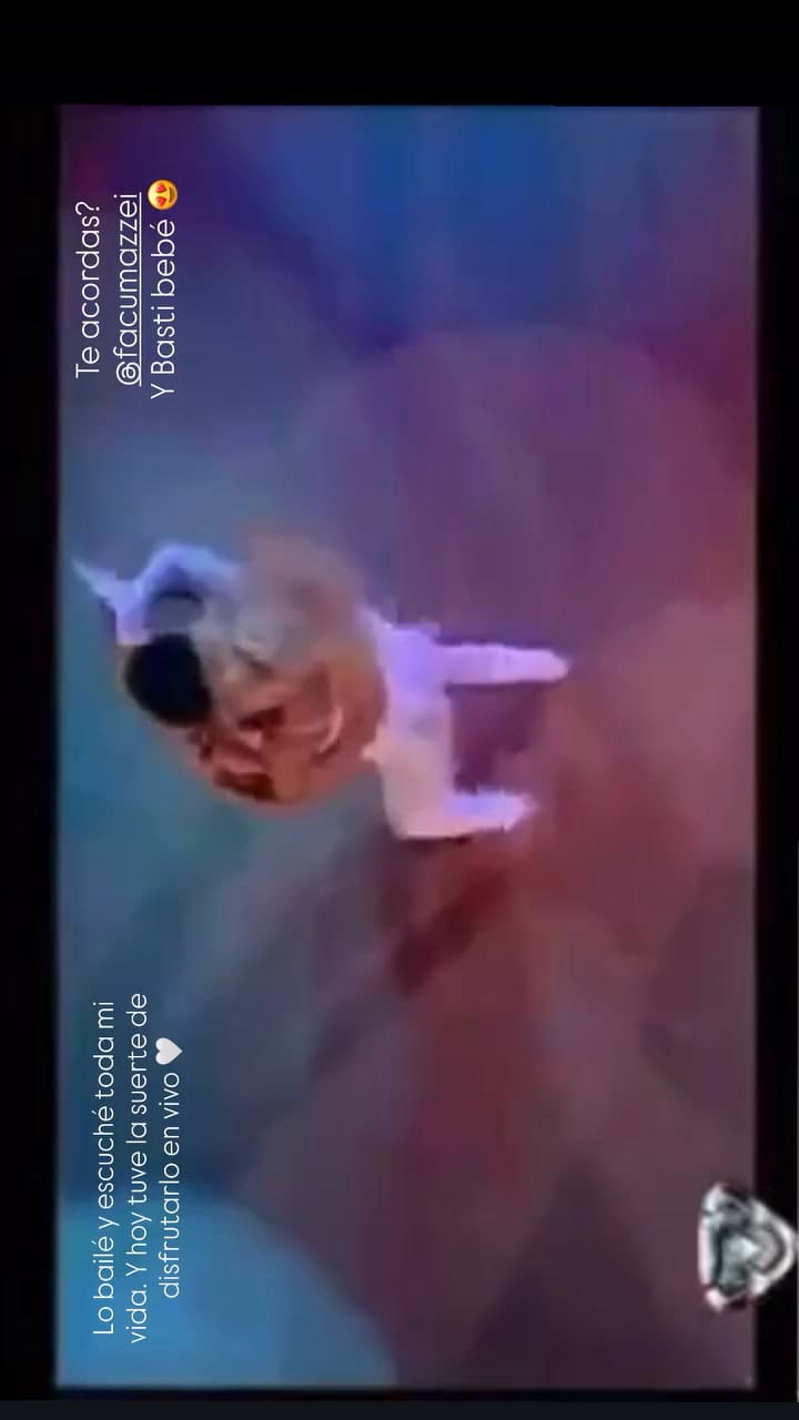 El recuerdo de Evangelina Anderson sobre aquella vez que bailó un tema de Montaner