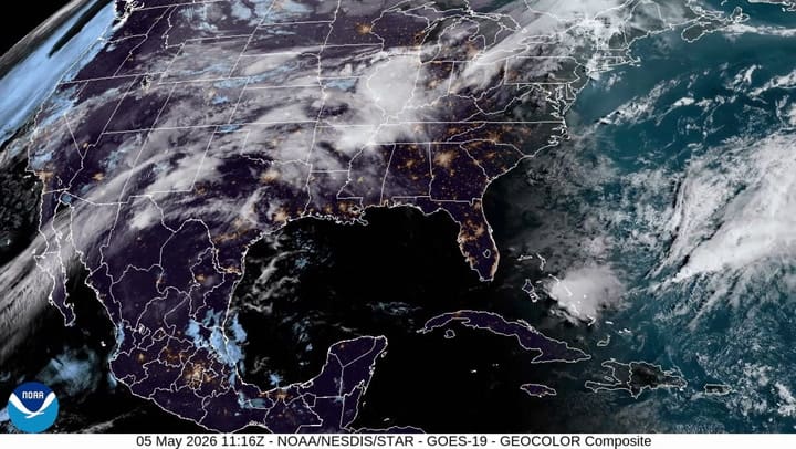 Satélite De La NOAA Este Martes