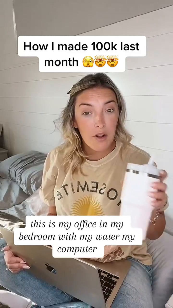 Una mujer contó cómo gana US$100 mil al mes en su trabajo