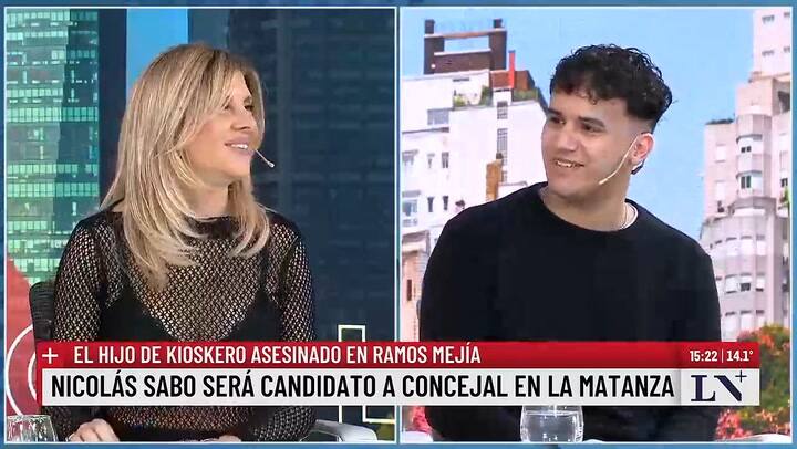 Nicolas Sabo, candidato a concejal en LN+
