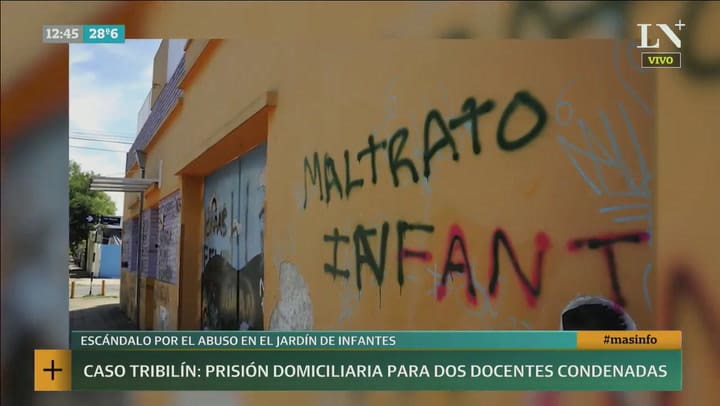Caso Tribilín: dos docentes condenadas obtuvieron la prisión domiciliaria