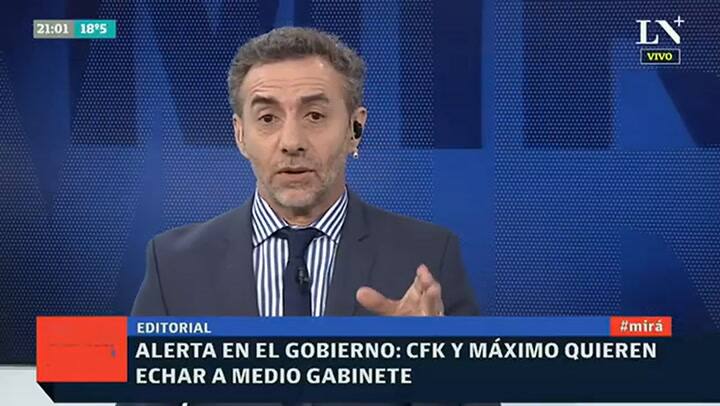 Alerta en el Gobierno: Cristina y Máximo Kirchner quieren echar a medio gabinete - Editorial