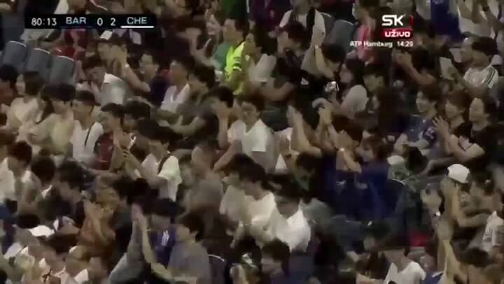 El gol de Ross Barkley - Fuente: Twitter