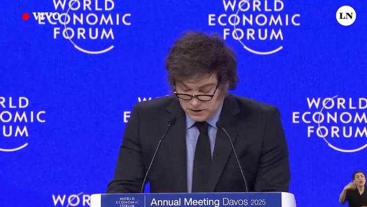 Milei sacudió Davos con un discurso cargado de acusaciones que generó sorpresa y cosechó pocos aplausos