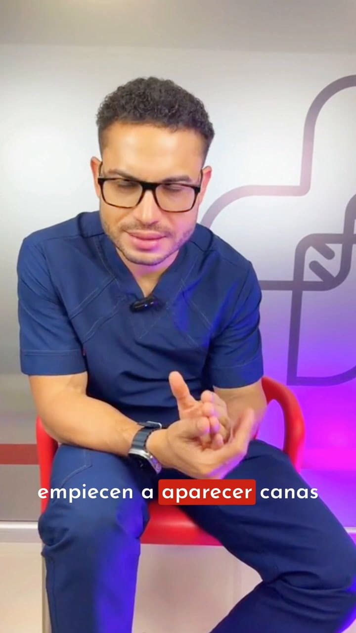 A qué se debe la aparición temprana de canas