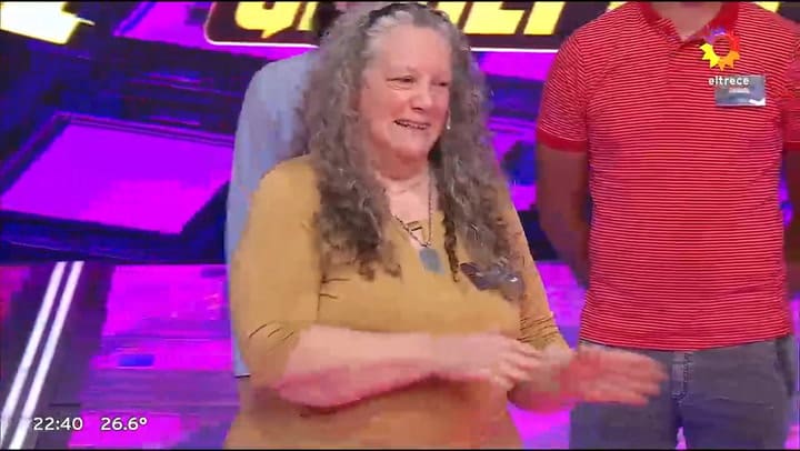Una participante revelo la deuda que queria saldar con el premio de Los 8 escalones